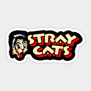 Stray cats Sticker